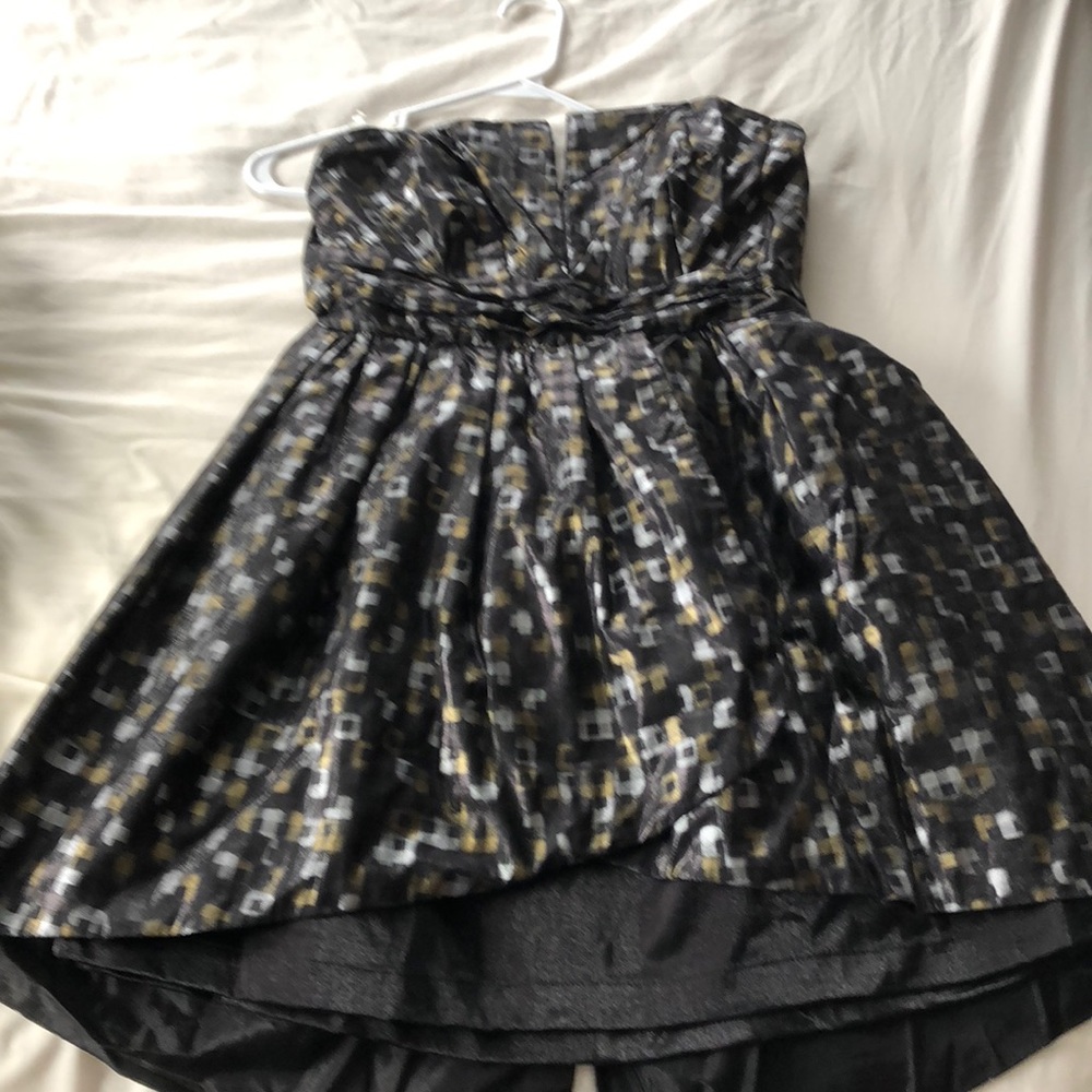 Sparkly metallic black dress NWT